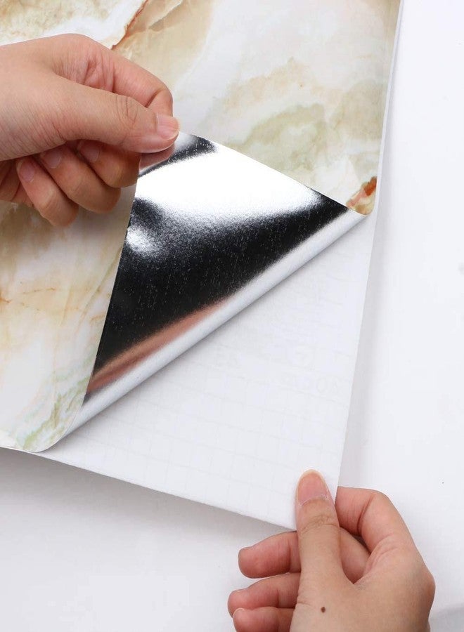 Shelzi 2 M Marble Paper Self Adhesive Removable Waterproof Film Sticky Back Plastic Roll Wallpaper for Kitchen Counter Top Furniture Table Cabinets Decor - Image 5